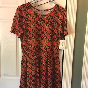 Lularoe Amelia floral dress
